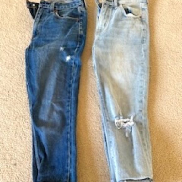 Abercrombie Mom Jeans, Boyfriend Jeans - Size 24/00 - Picture 1 of 2
